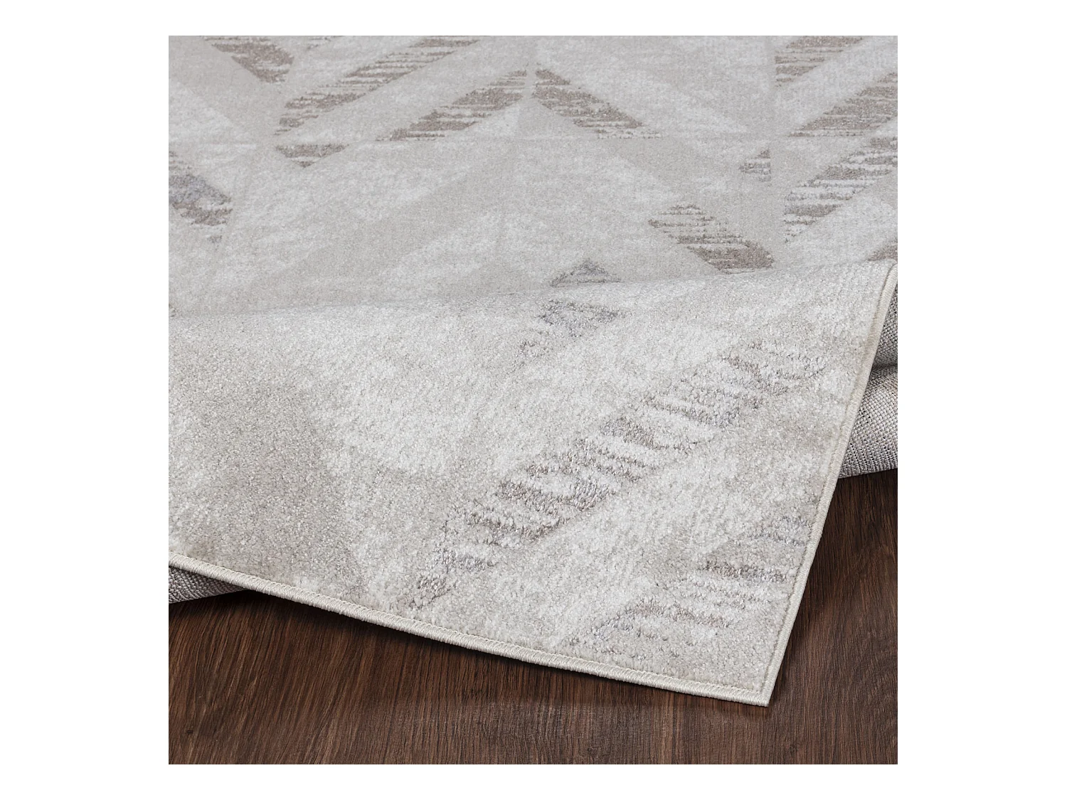 Tapis Scandinave Moderne - Blanc/Gris - 120x170cm - DIANA