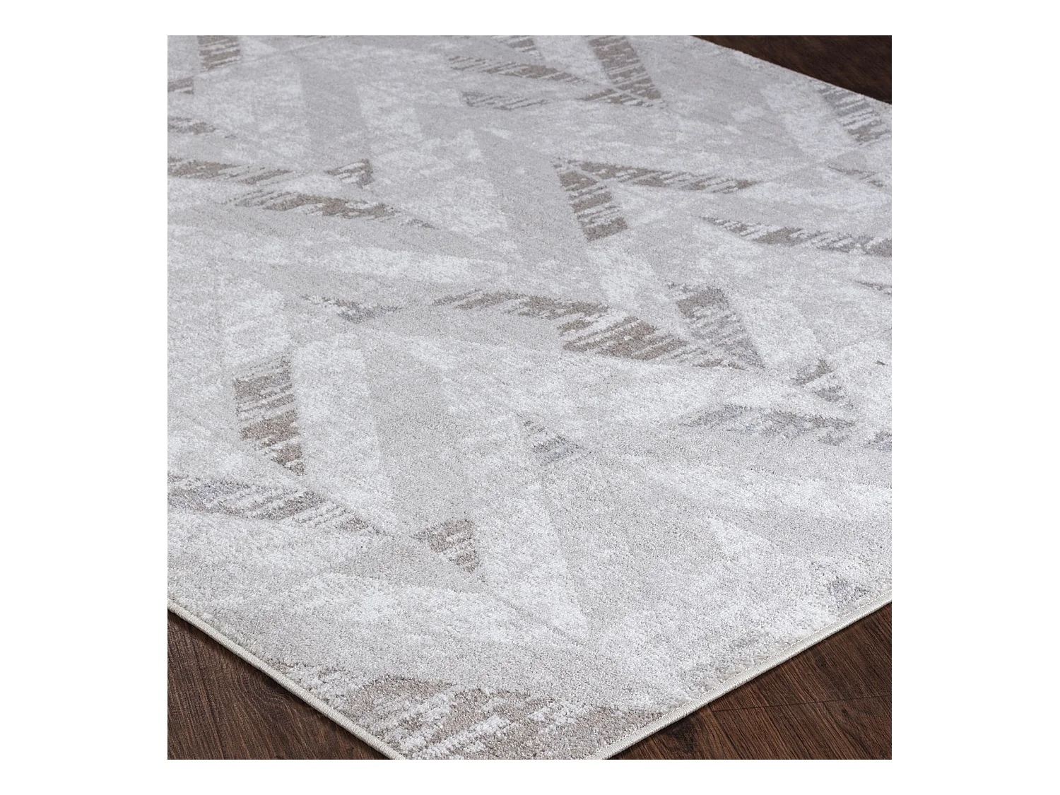 Tapis Scandinave Moderne - Blanc/Gris - 120x170cm - DIANA