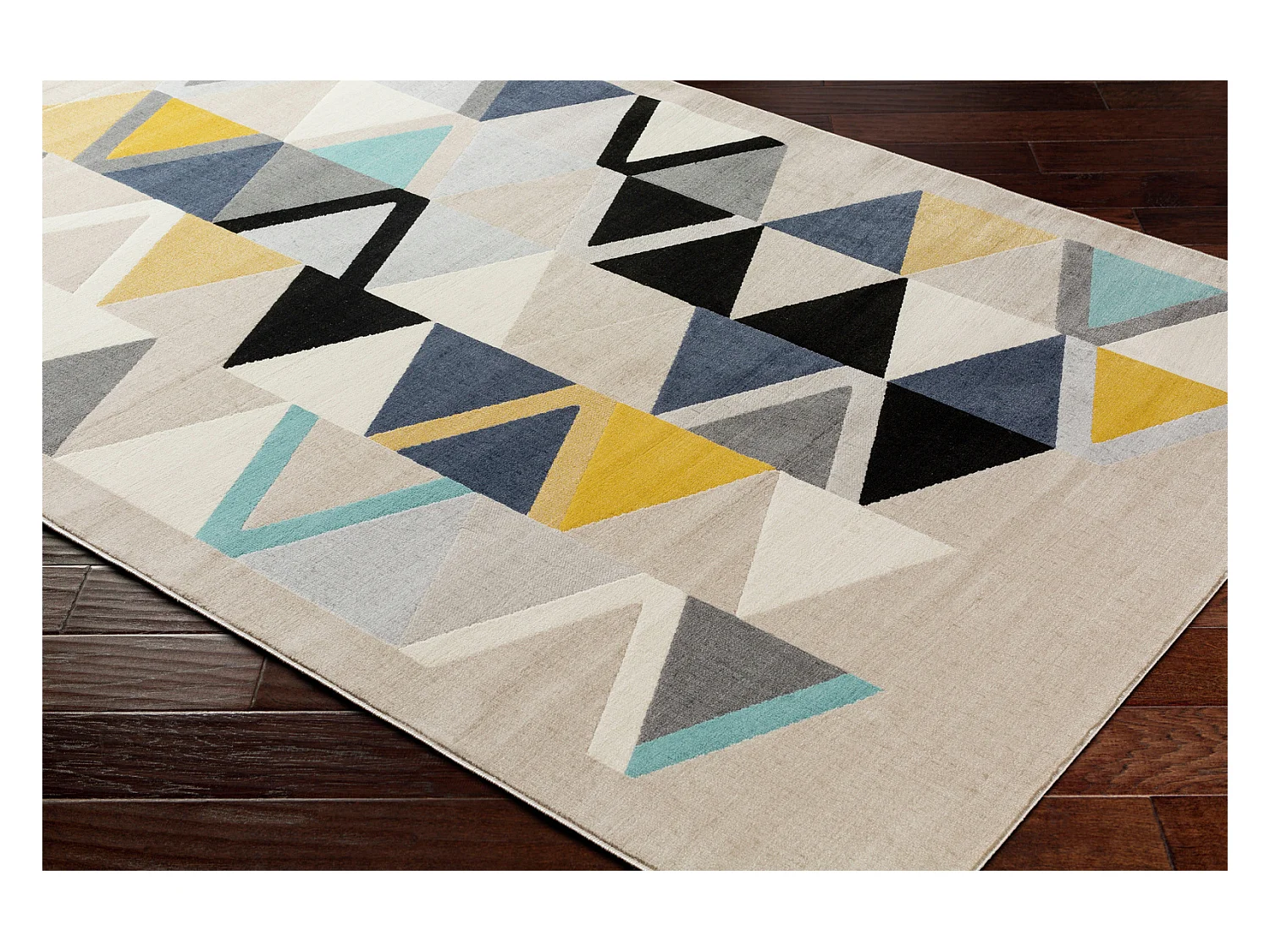 Modern Scandinavisch Tapijt - Meerkleurig/Grijs - 200x275cm - DELANEY