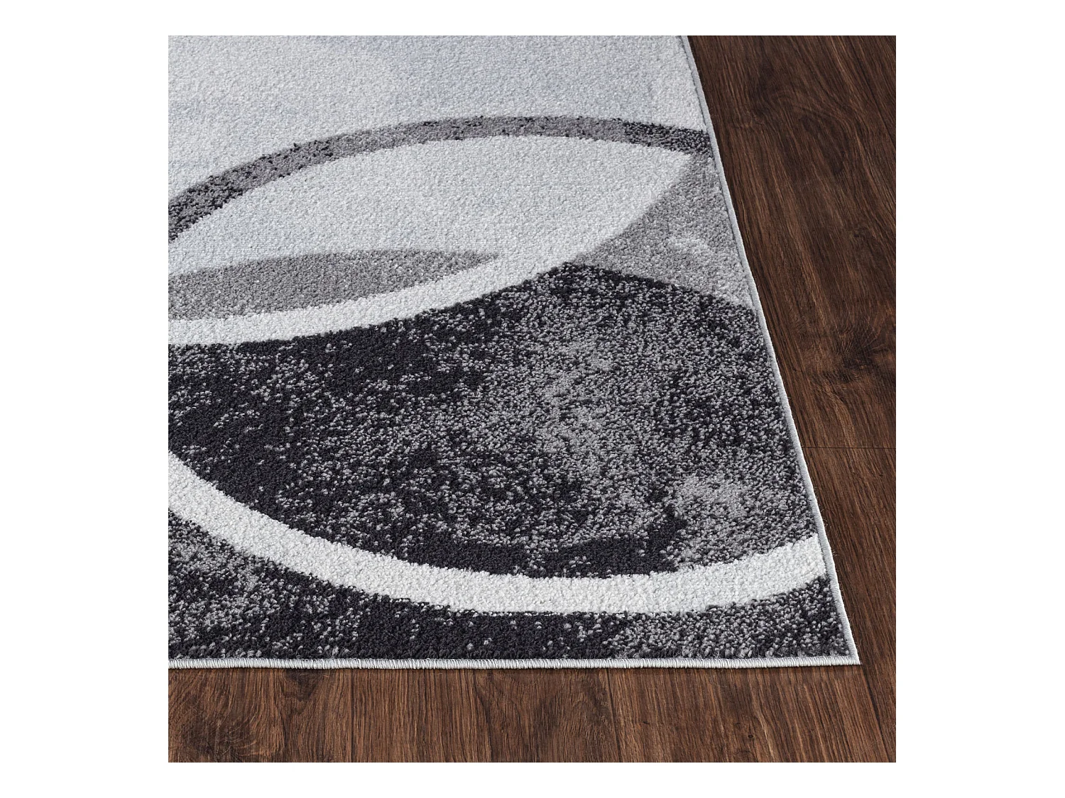 Tapis Scandinave Moderne - Noir/Gris/Blanc - 160x220cm - BELLA