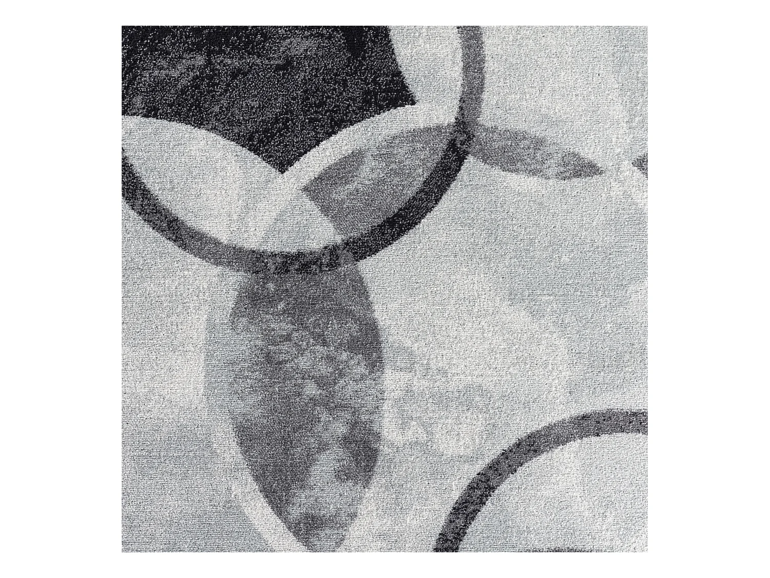Tapis Scandinave Moderne - Noir/Gris/Blanc - 160x220cm - BELLA