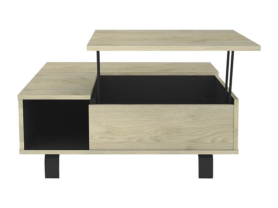 YUMA - Ensemble Salon Table Basse Relevable + Meuble TV