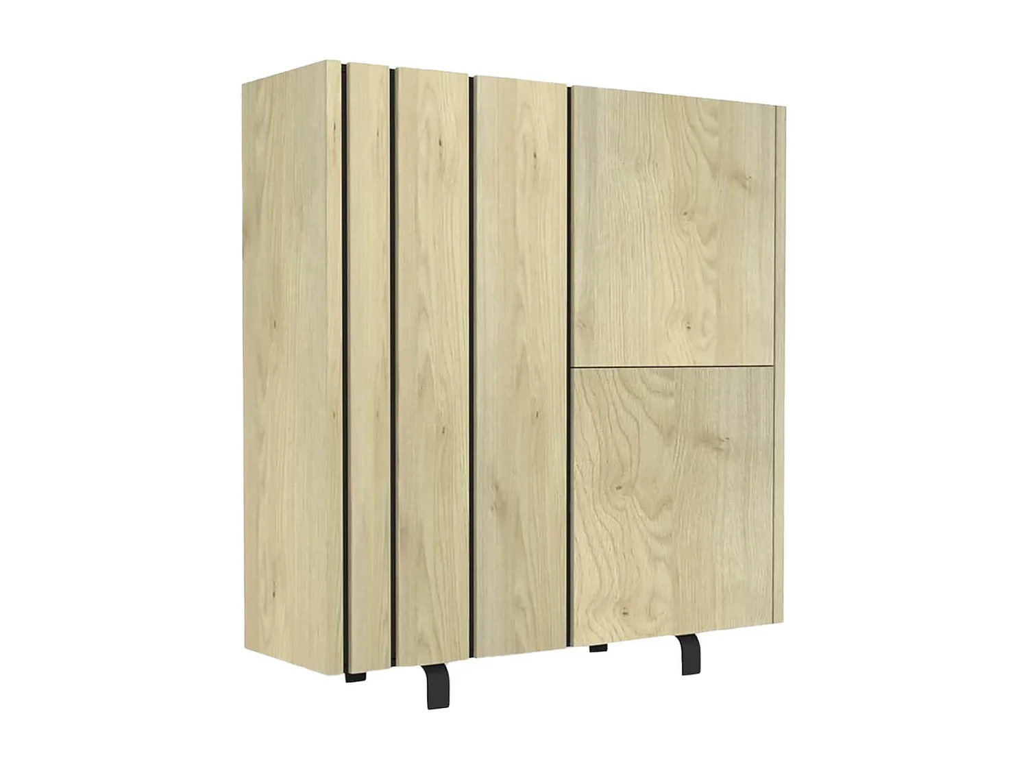 YUMA - Ensemble Salon Meuble TV + 2 Meubles de Rangement