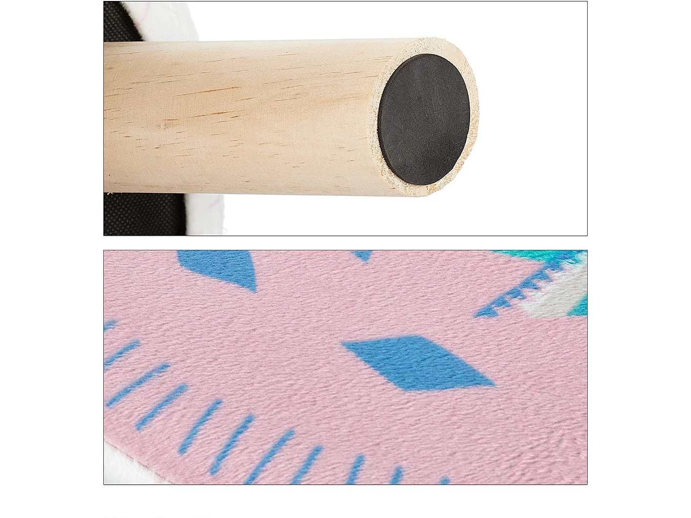 Sgabello animali per bambini bianco e rosa 13_0002752_2