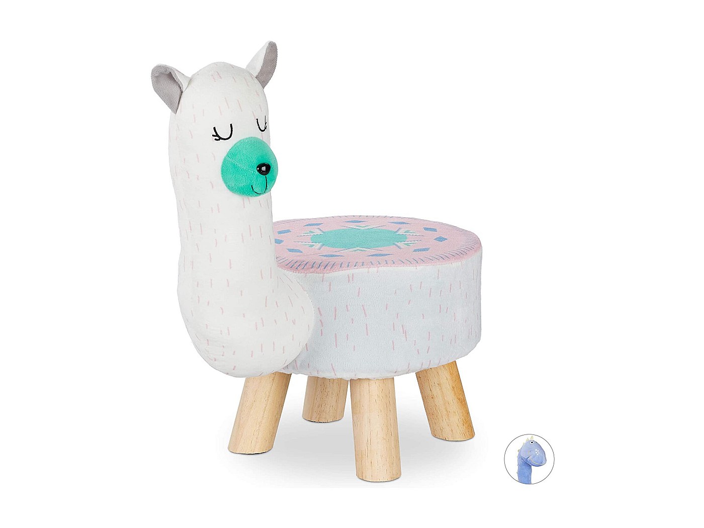 Tabouret Crapaud Enfant Mackenzie-Childs Avec Pompon Perlé - Neuf
