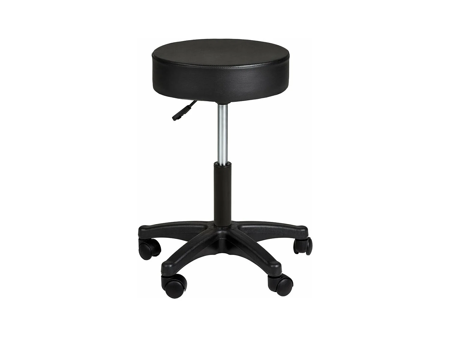 Sgabello girevole regolabile in altezza nero 1208021