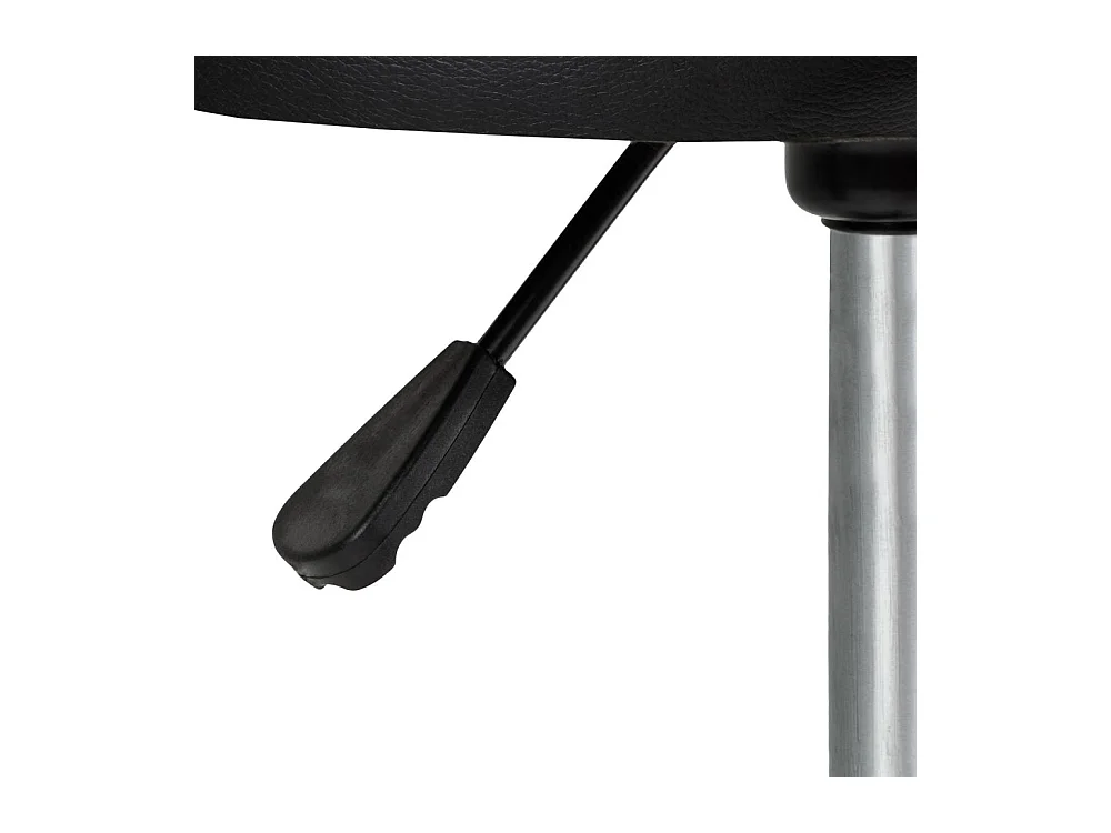 Sgabello girevole regolabile in altezza nero 1208021