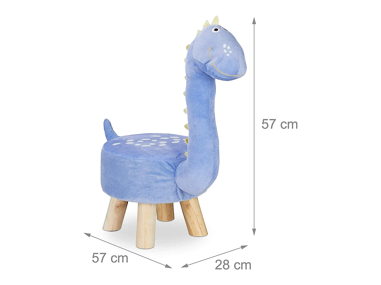 Sgabello animale per bambini blu 13_0002752