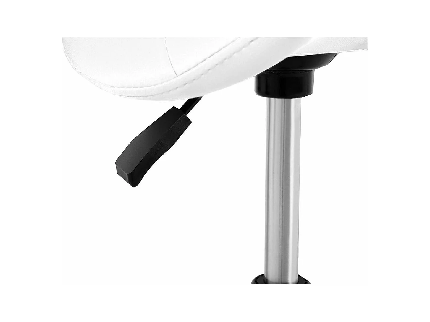 Tabouret chaise siège selle blanche 41 x 41 x 76 cm 14_0003765