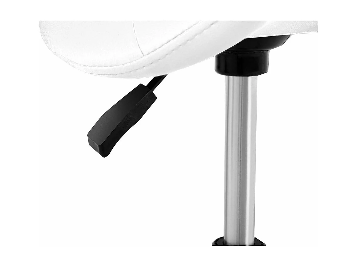 Tabouret chaise siège selle blanche 41 x 41 x 76 cm 14_0003765