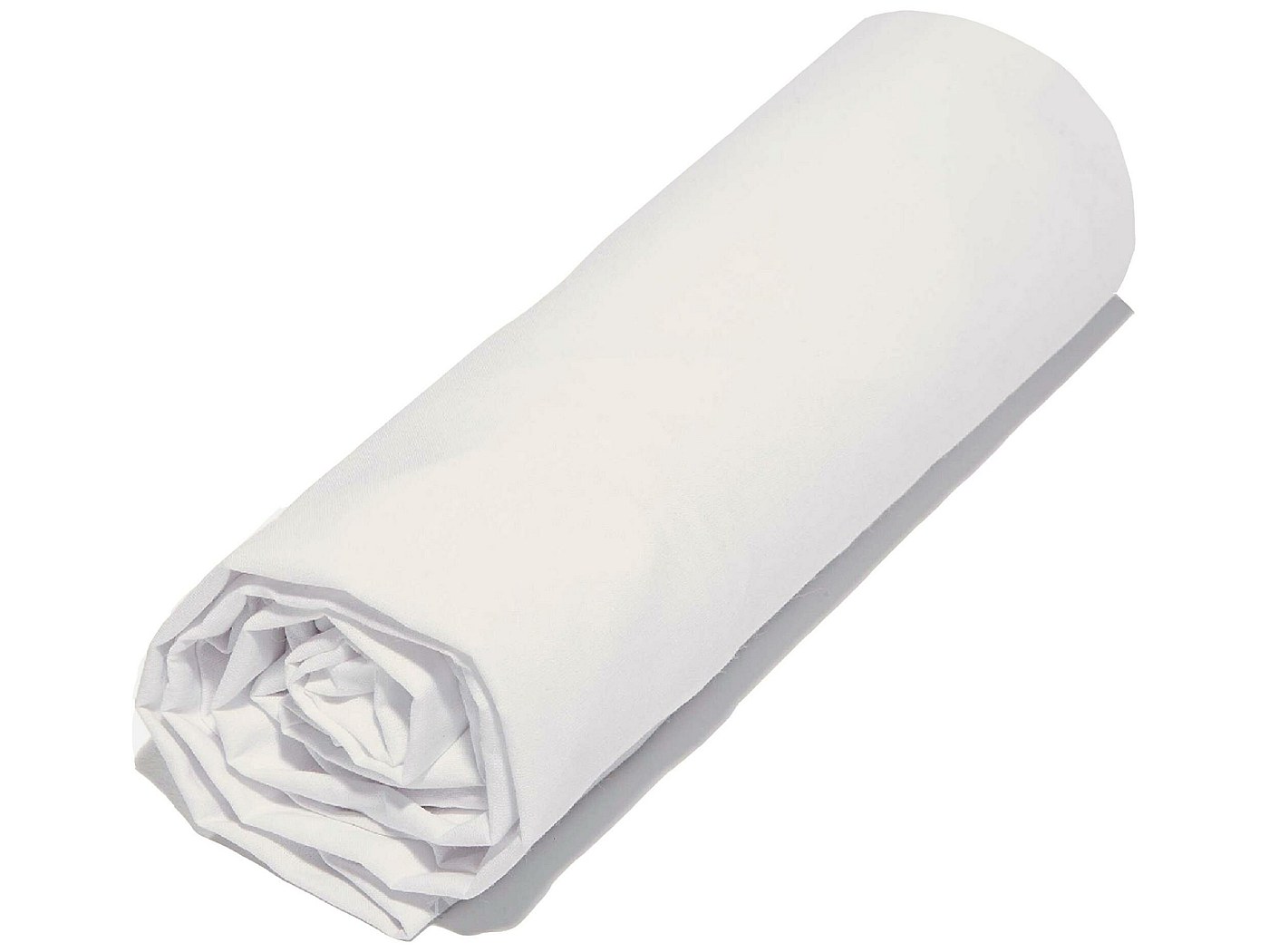 Drap housse 140x190 +30 cm Flanelle de Coton Sable | Leroy Merlin