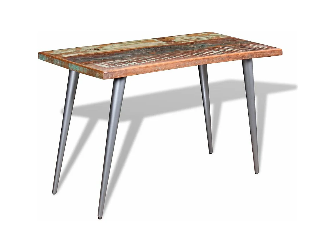 Table de salon salle bois marron 120 x 60 x 76 cm 0902177