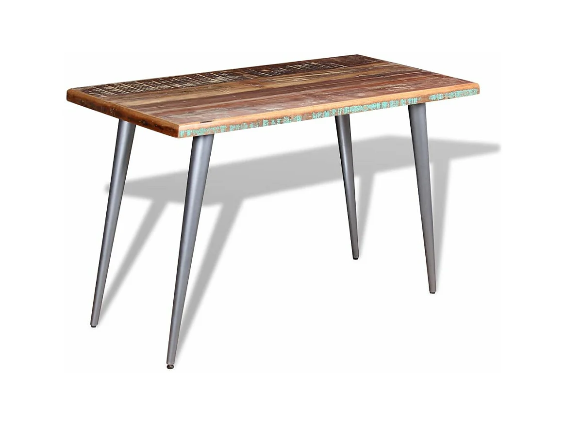 Table de salon salle bois marron 120 x 60 x 76 cm 0902177