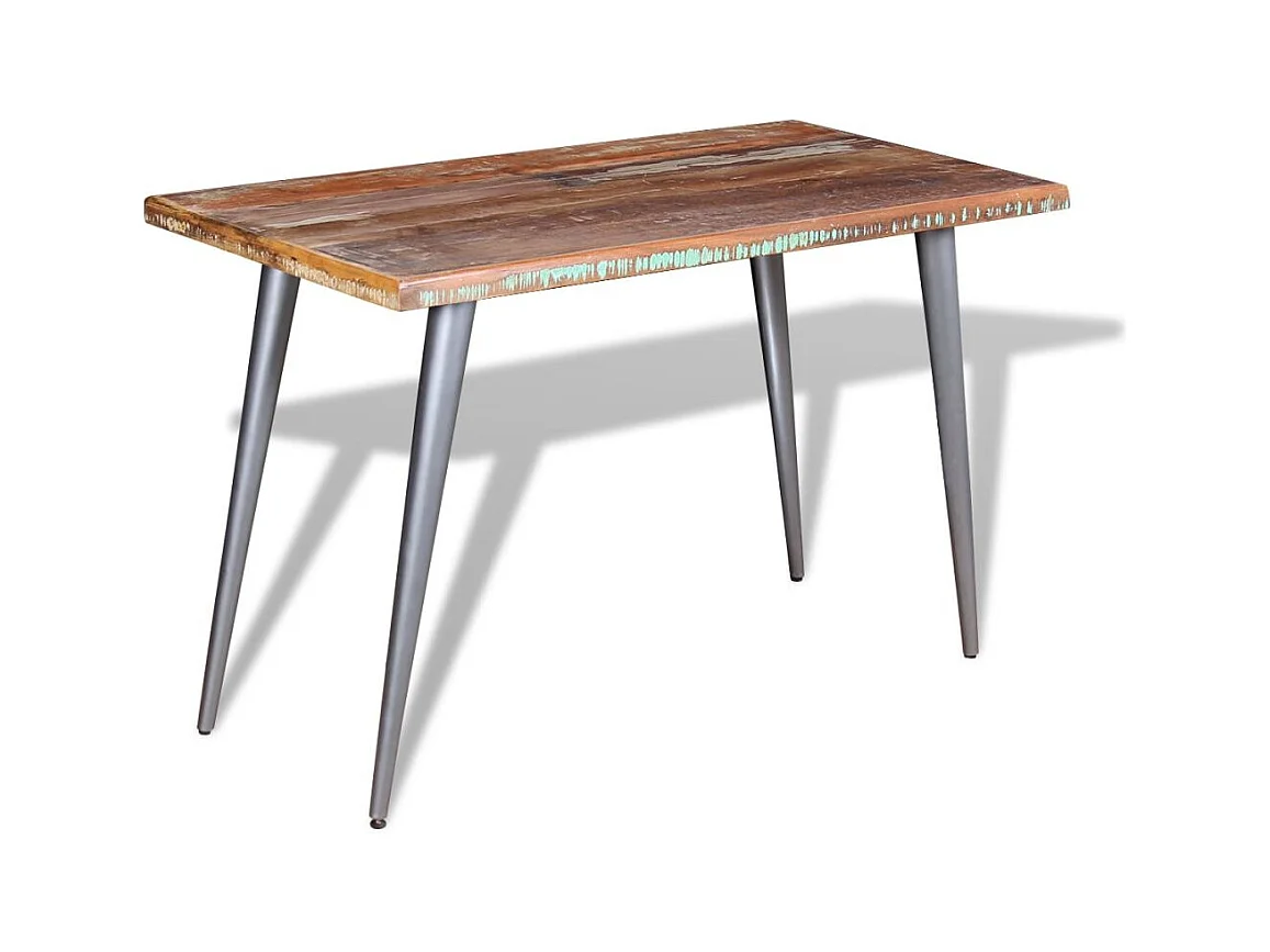 Table de salon salle bois marron 120 x 60 x 76 cm 0902177