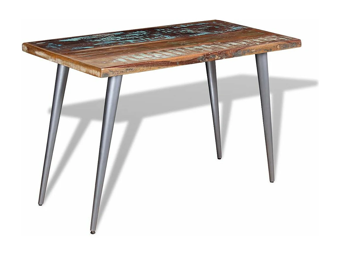 Table de salon salle bois marron 120 x 60 x 76 cm 0902177