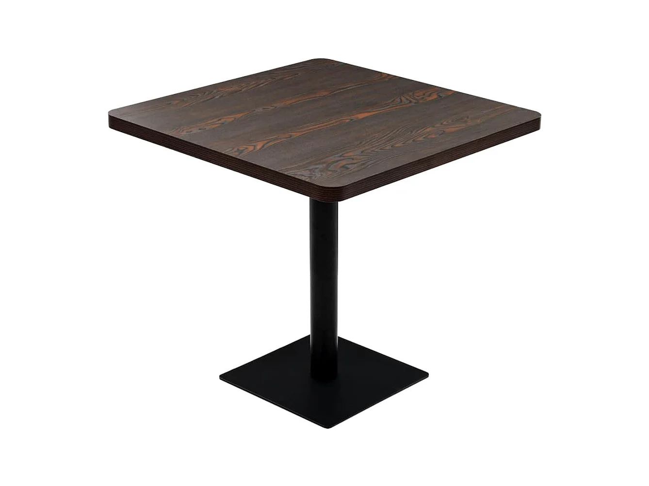Table haute mange debout marron 80 x 80 x 75 cm 0902107