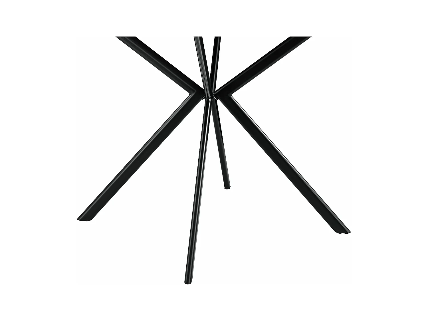 Table salle à manger effet bois blanche 78 x 78 x 75 cm 03_0004117