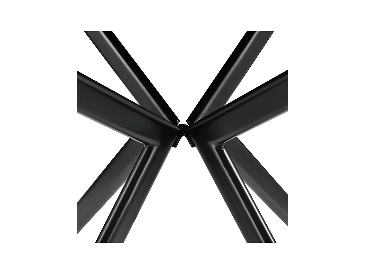 Table salle à manger effet bois blanche 78 x 78 x 75 cm 03_0004117