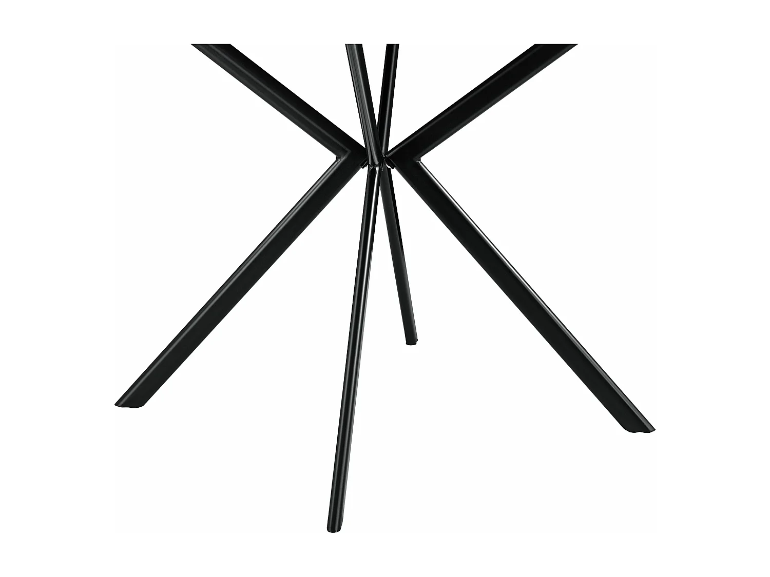 Table salle à manger effet bois blanche 78 x 78 x 75 cm 03_0004117