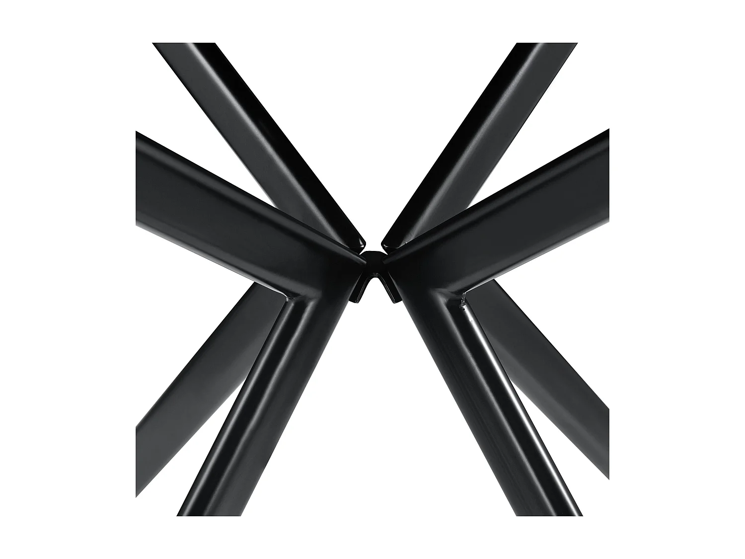 Table salle à manger effet bois blanche 78 x 78 x 75 cm 03_0004117