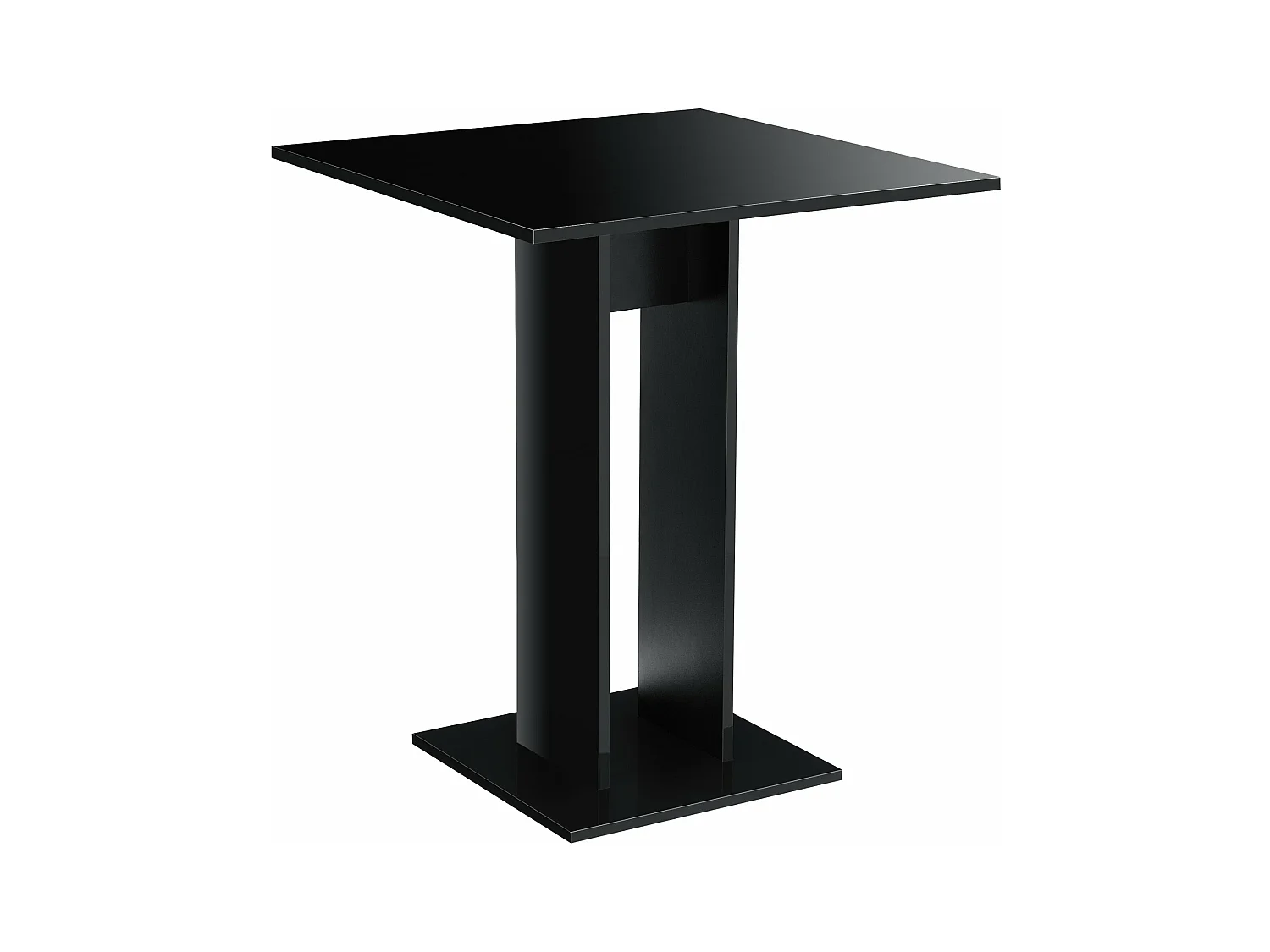 Comedor cocina salón mesa cuadrada 78 cm negro 03_0006126