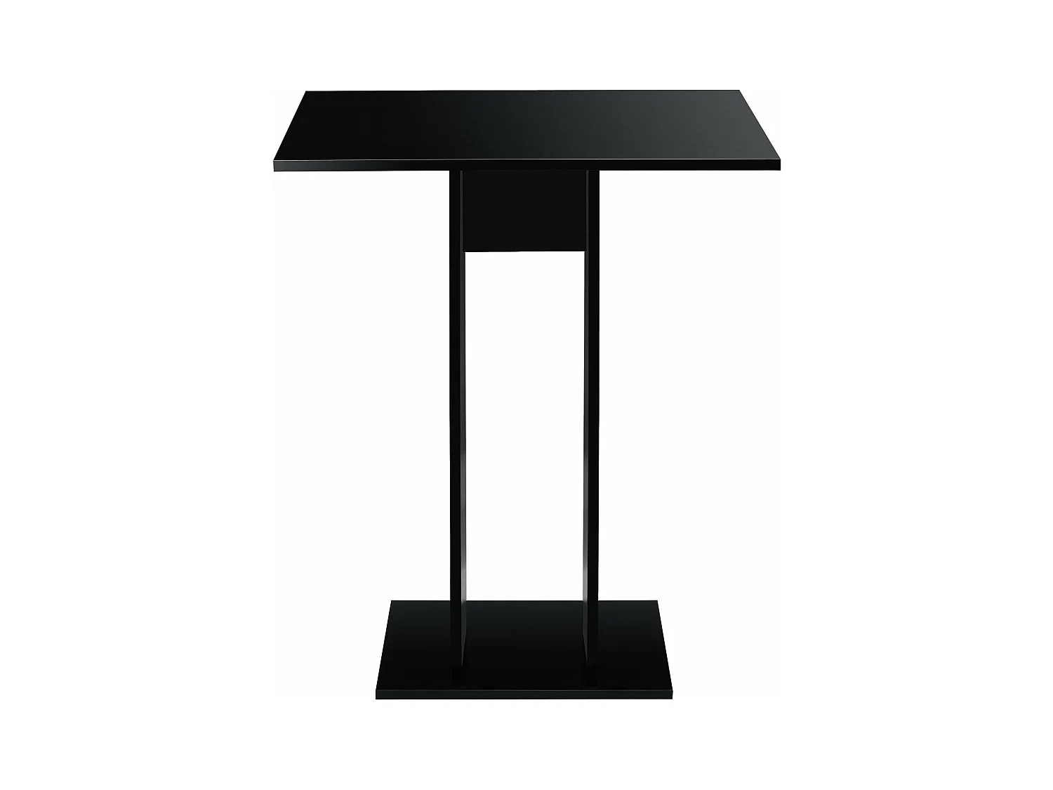 Comedor cocina salón mesa cuadrada 78 cm negro 03_0006126