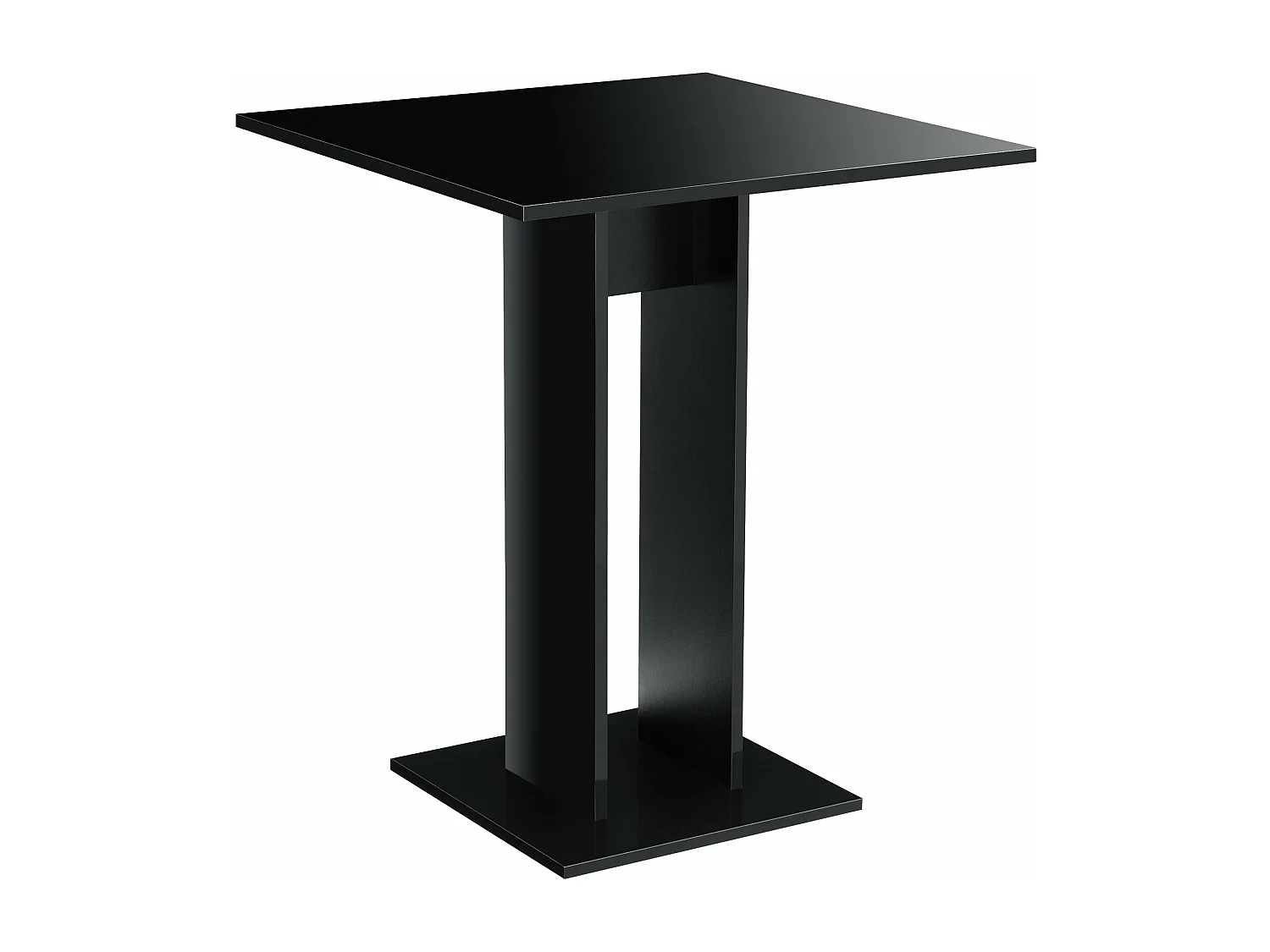 Comedor cocina salón mesa cuadrada 78 cm negro 03_0006126