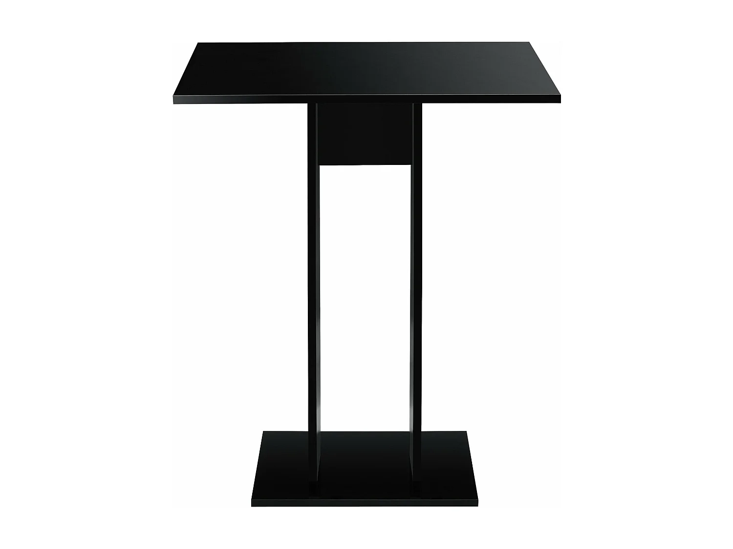 Comedor cocina salón mesa cuadrada 78 cm negro 03_0006126