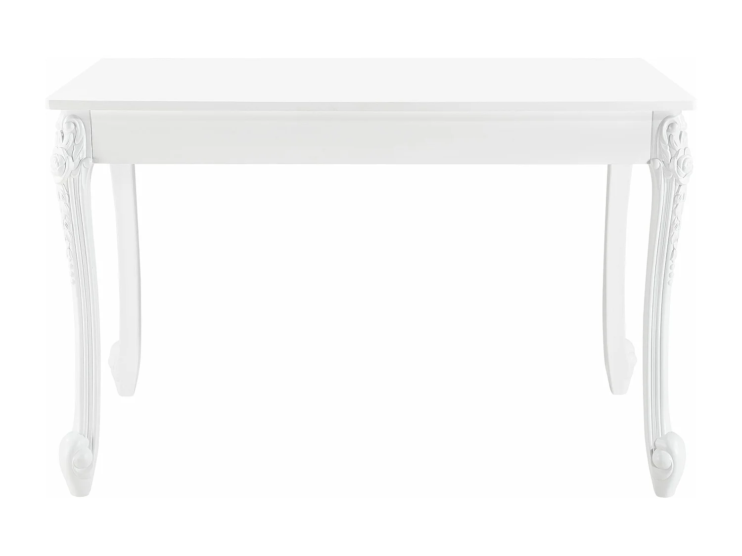 Table de salle à effet bois blanche 116 x 66 x 76 cm 03_0006265