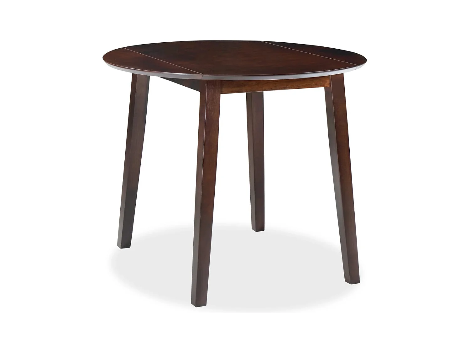 Table de salon salle effet bois marron 90 x 90 x 75 cm 0902249