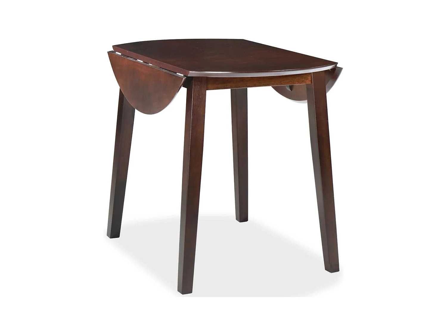 Table de salon salle effet bois marron 90 x 90 x 75 cm 0902249