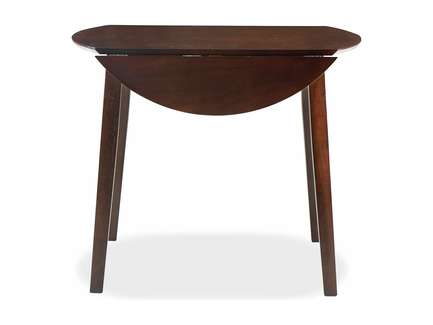 Table de salon salle effet bois marron 90 x 90 x 75 cm 0902249