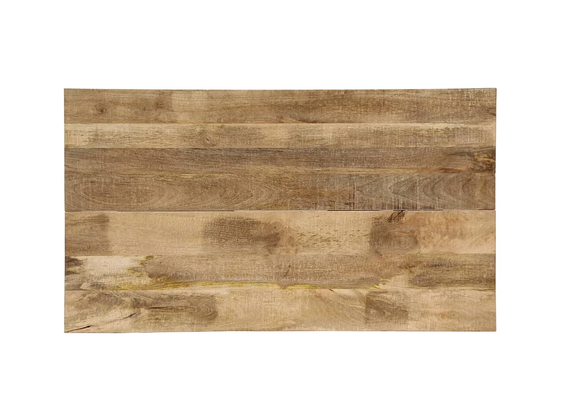 Table de salon salle bois marron 140 x 80 x 76 cm 0902151