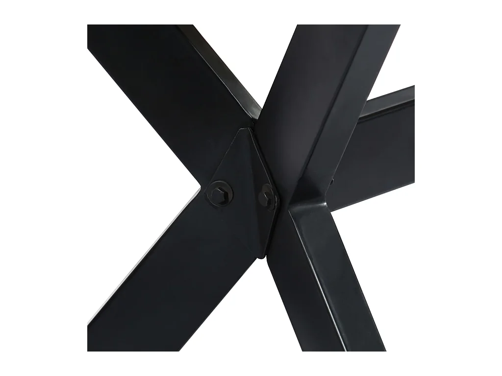 Table de salon salle bois marron 200 x 100 x 75 cm 0902276