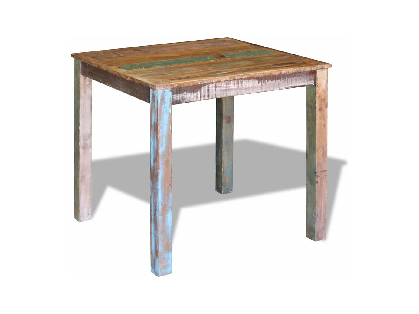 Table de salon salle bois marron 80 x 82 x 76 cm 0902188