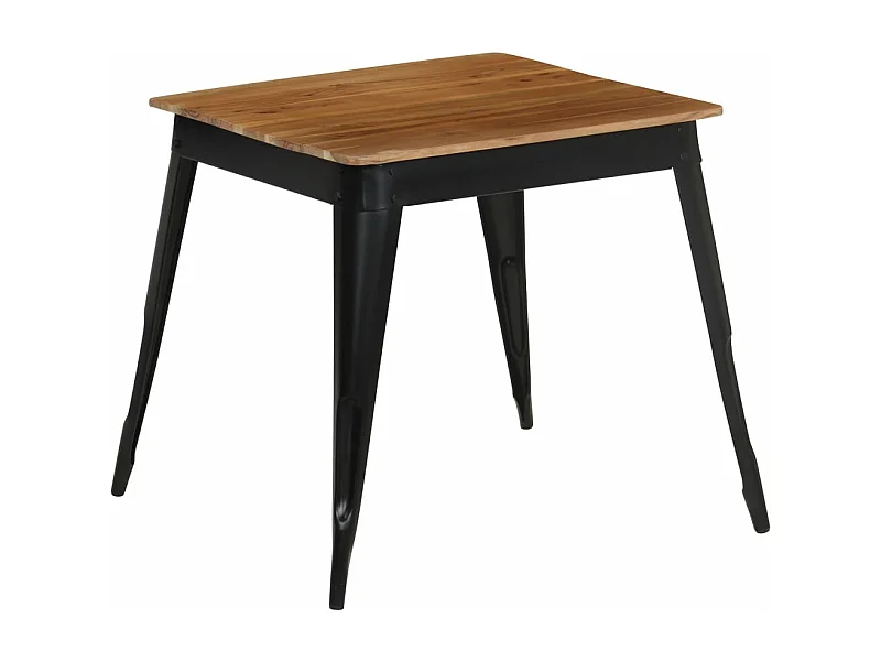 Table de salon salle marron 75 x 75 x 76 cm 0902308