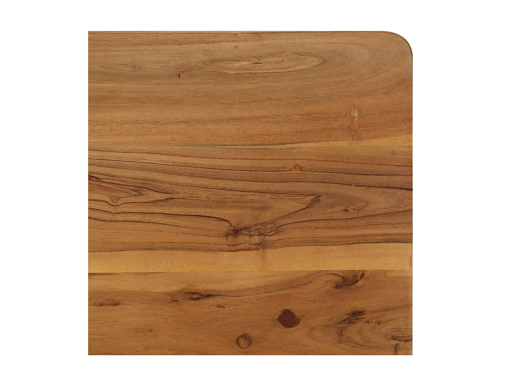 Table de salon salle marron 75 x 75 x 76 cm 0902308