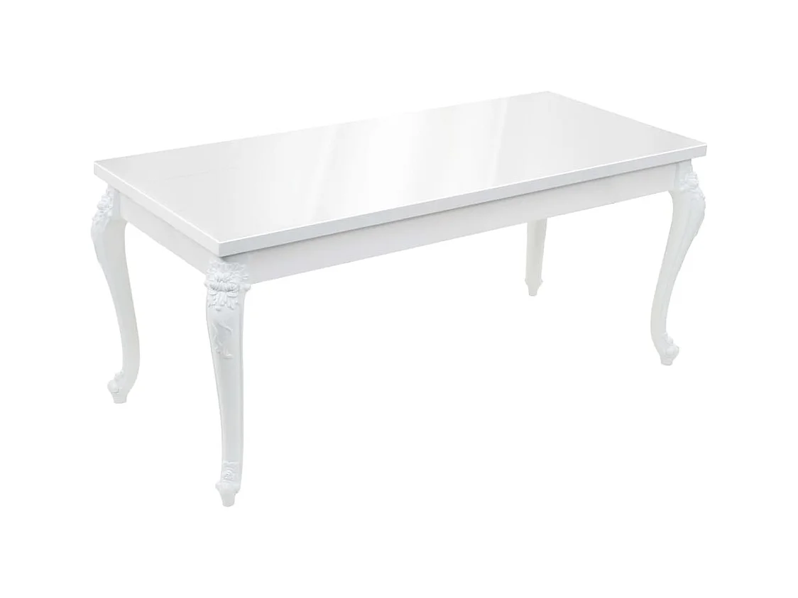 Table de salon salle blanche 179 x 89 x 81 cm 0902163