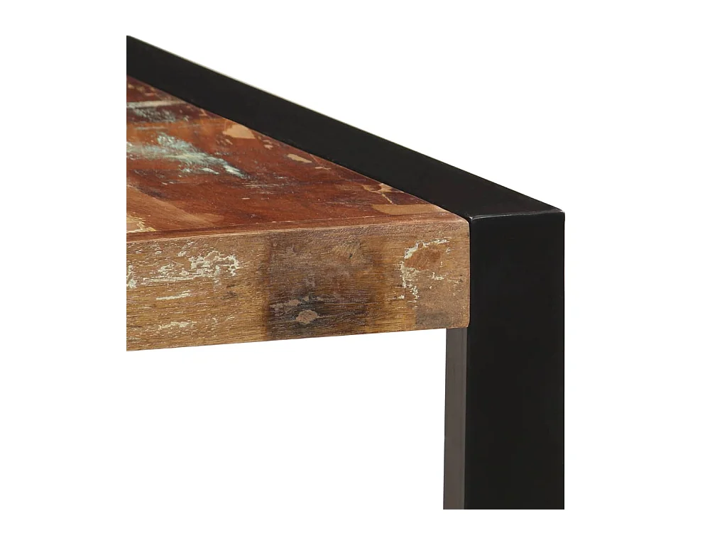 Table de salon salle bois marron 160 x 80 x 75 cm 0902161