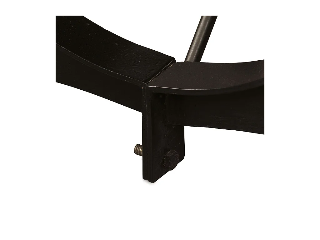 Table de salon salle bois marron 180 x 90 x 77 cm 0902317