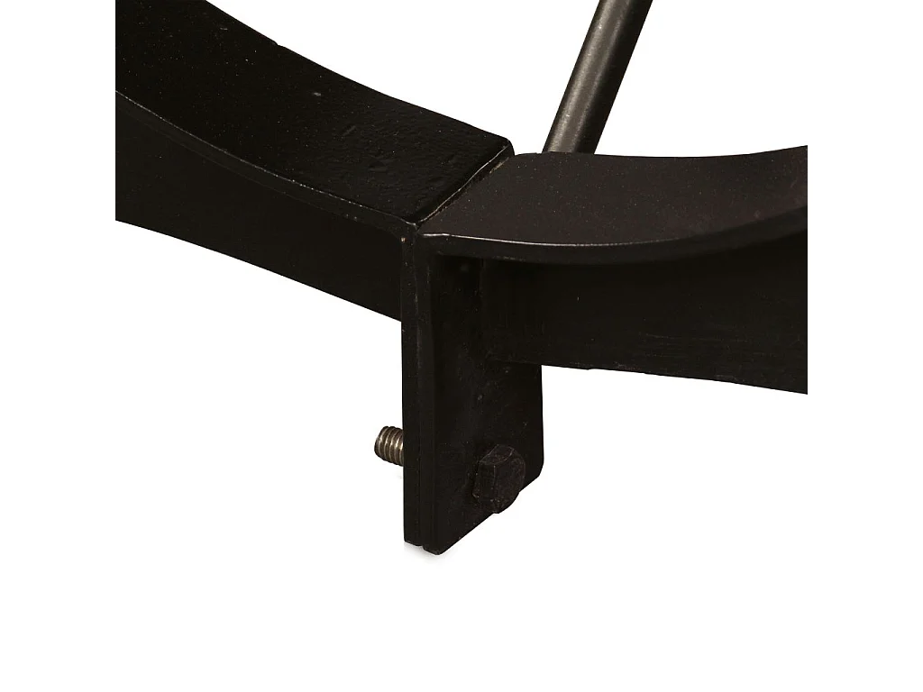 Table de salon salle bois marron 180 x 90 x 77 cm 0902317