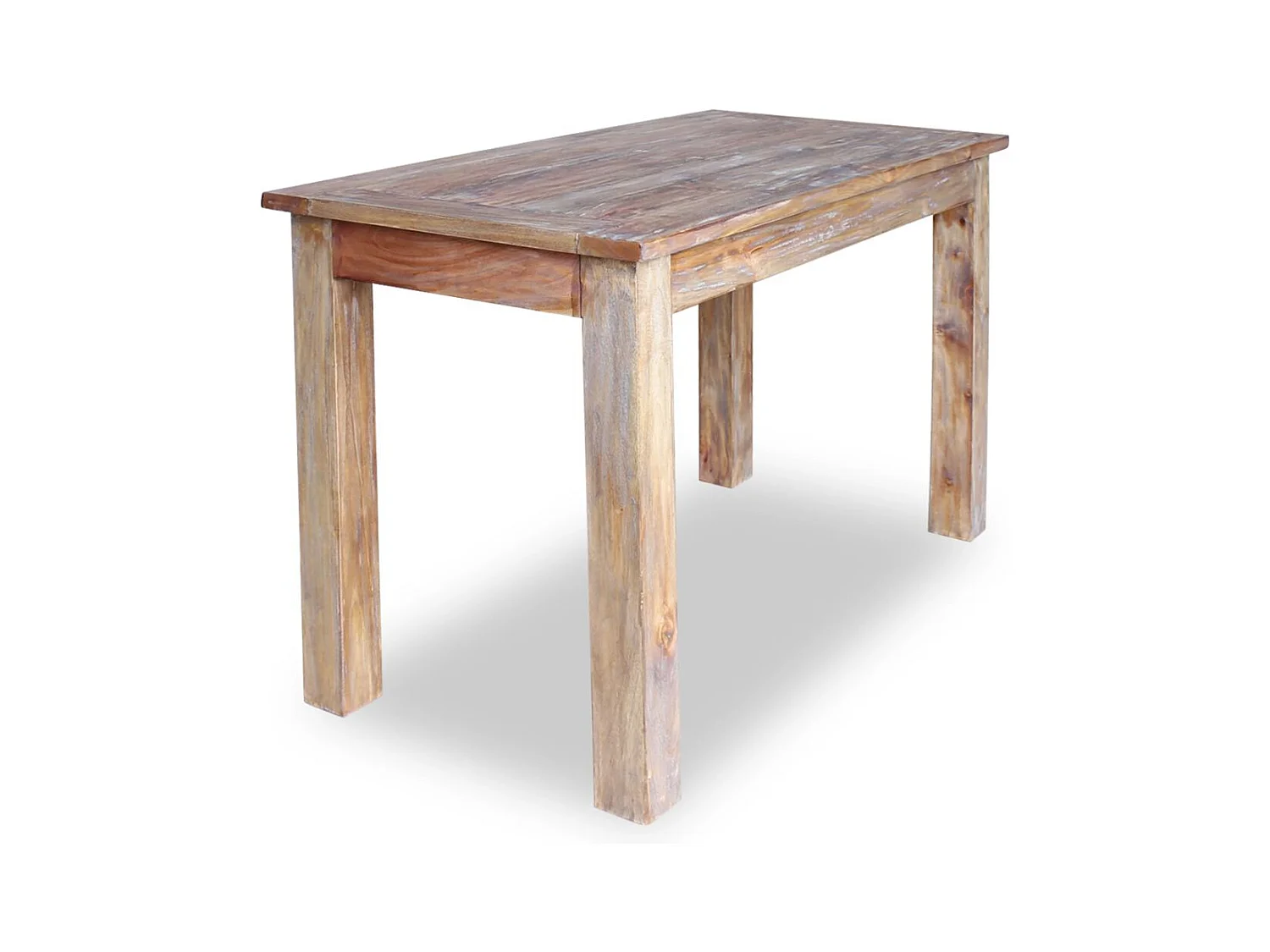 Table de salon salle bois marron 120 x 60 x 77 cm 0902178