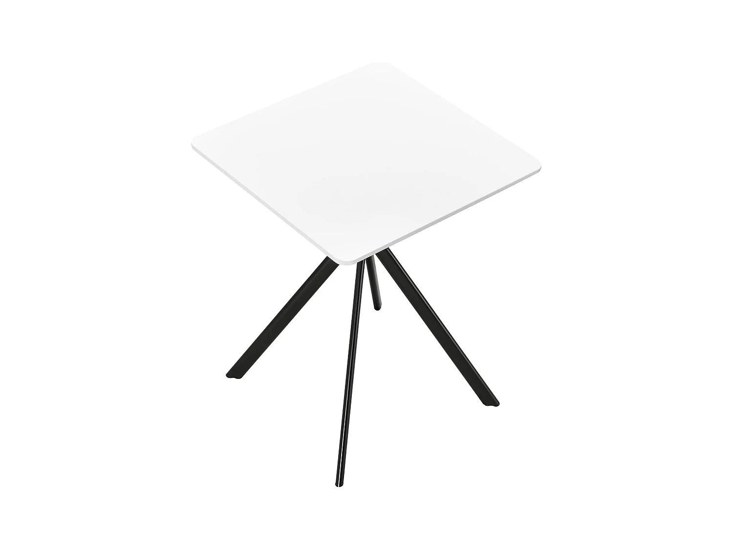 Table salle à manger métal blanche 60 x 60 x 75 cm 03_0004115