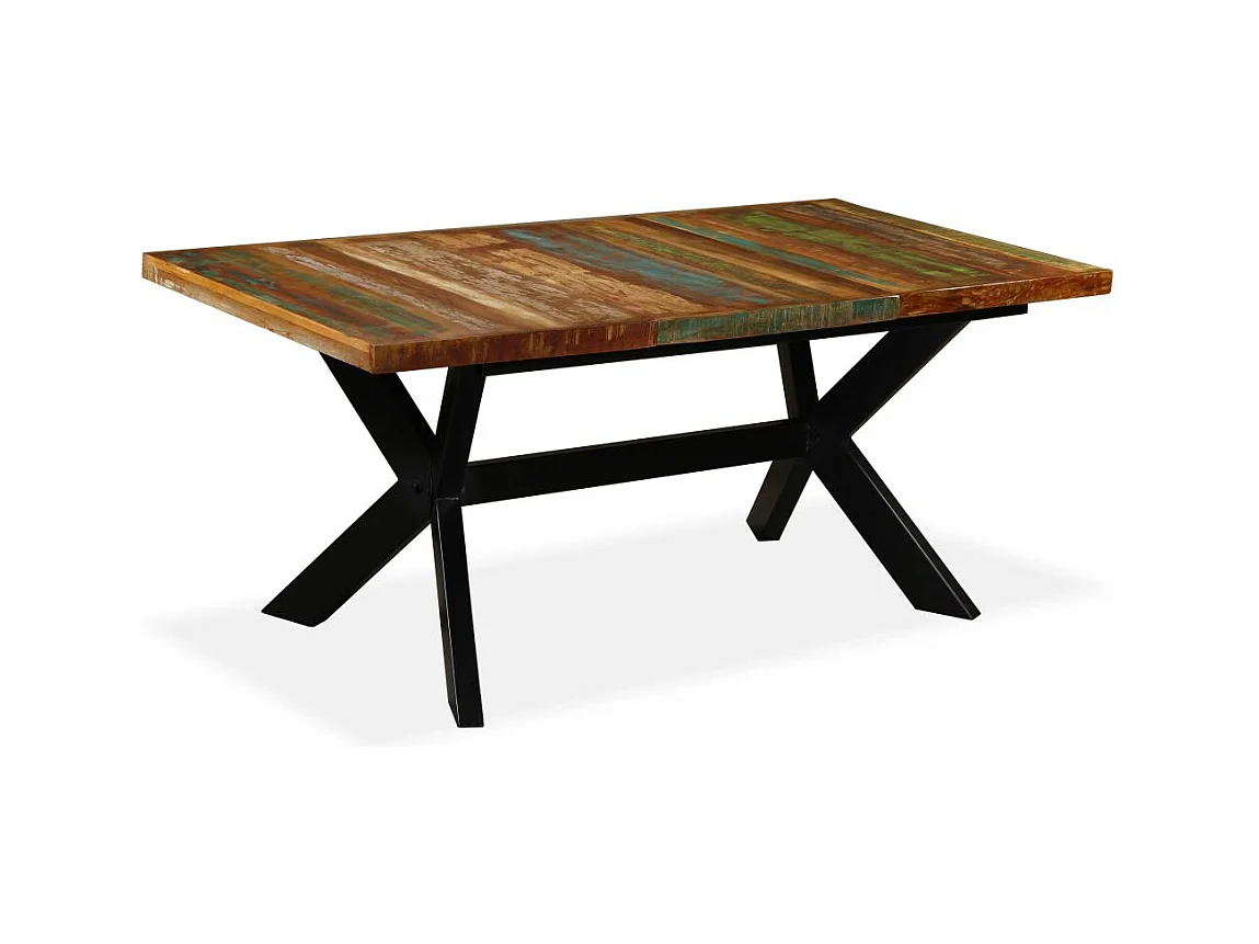 Table de salon salle marron 180 x 90 x 76 cm 0902210
