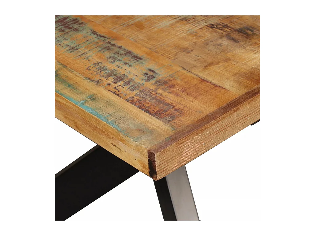 Table de salon salle marron 180 x 90 x 76 cm 0902210