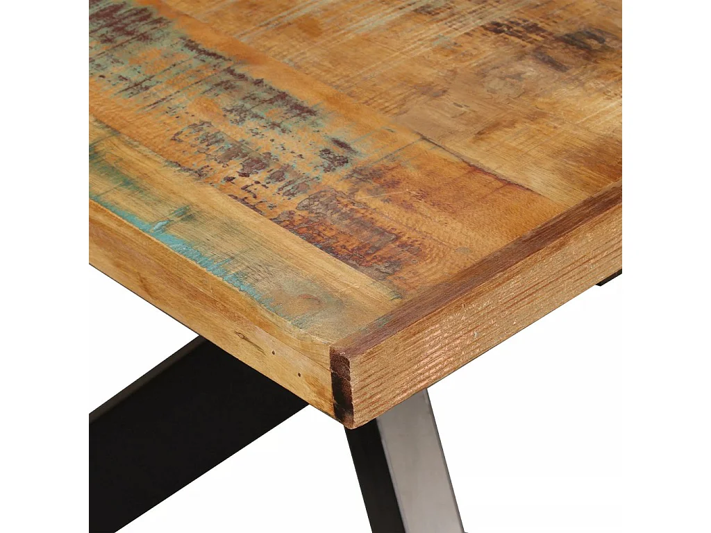 Table de salon salle marron 180 x 90 x 76 cm 0902210