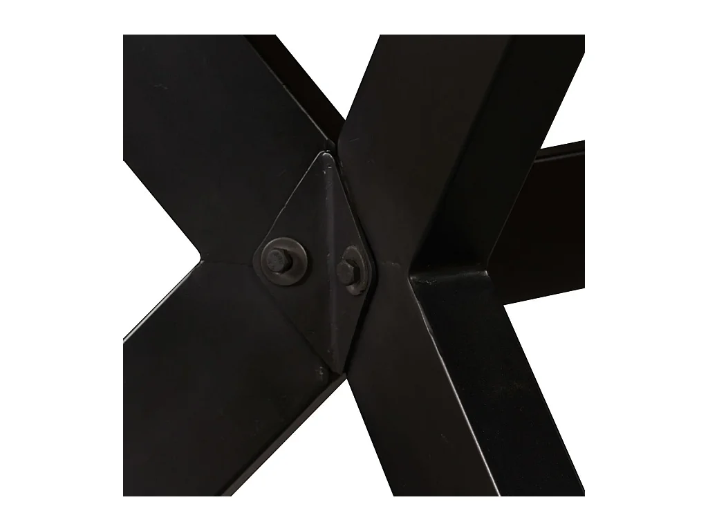 Table de salon salle marron 180 x 90 x 76 cm 0902175