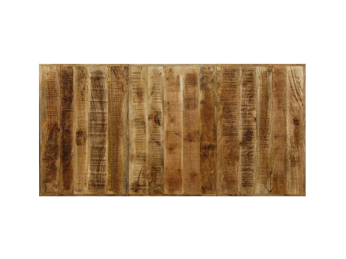 Table de salon salle marron 180 x 90 x 76 cm 0902175