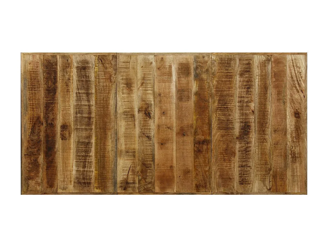 Table de salon salle marron 180 x 90 x 76 cm 0902175