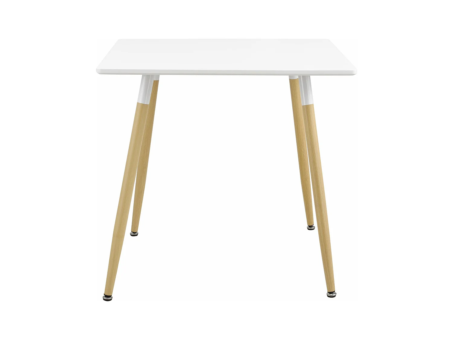 Table de salle effet bois beige 80 x 80 x 74 cm 03_0004123